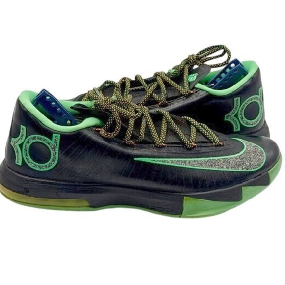 Nike Other - Nike KD 6 VI Mens‎ Basketball Shoes Black Green KD VI 599424 093 Sz 9.5